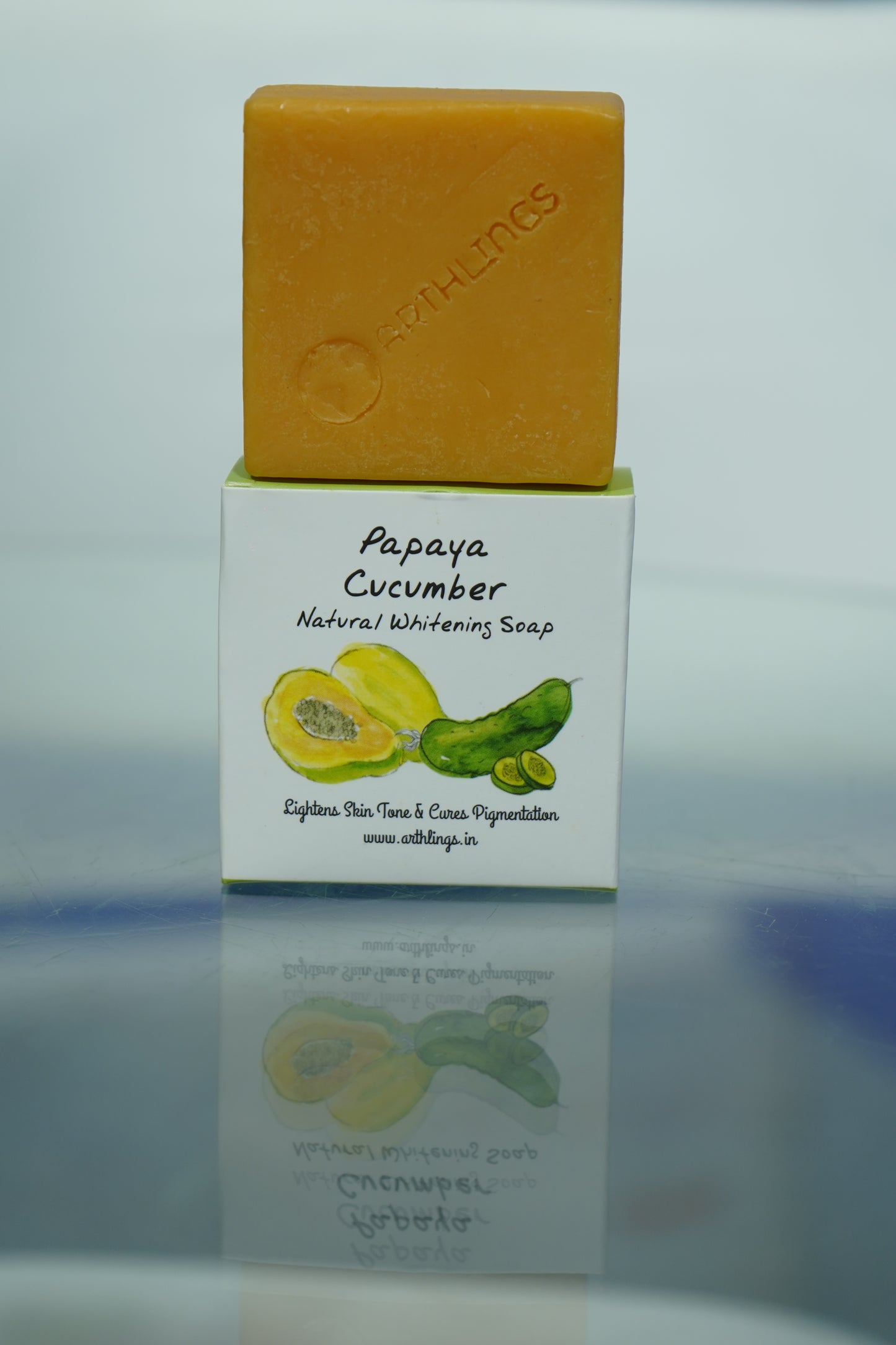 Papaya Cucumber Natural Soap 100g