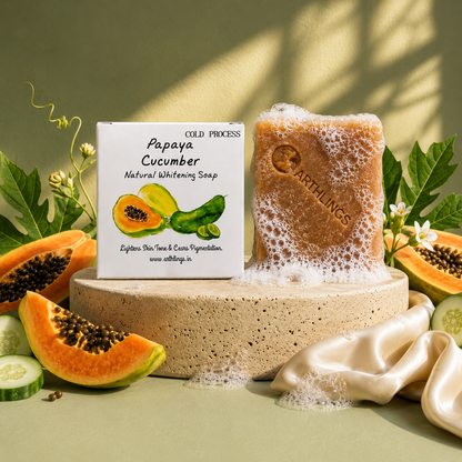 Papaya Cucumber Cold Process Soap