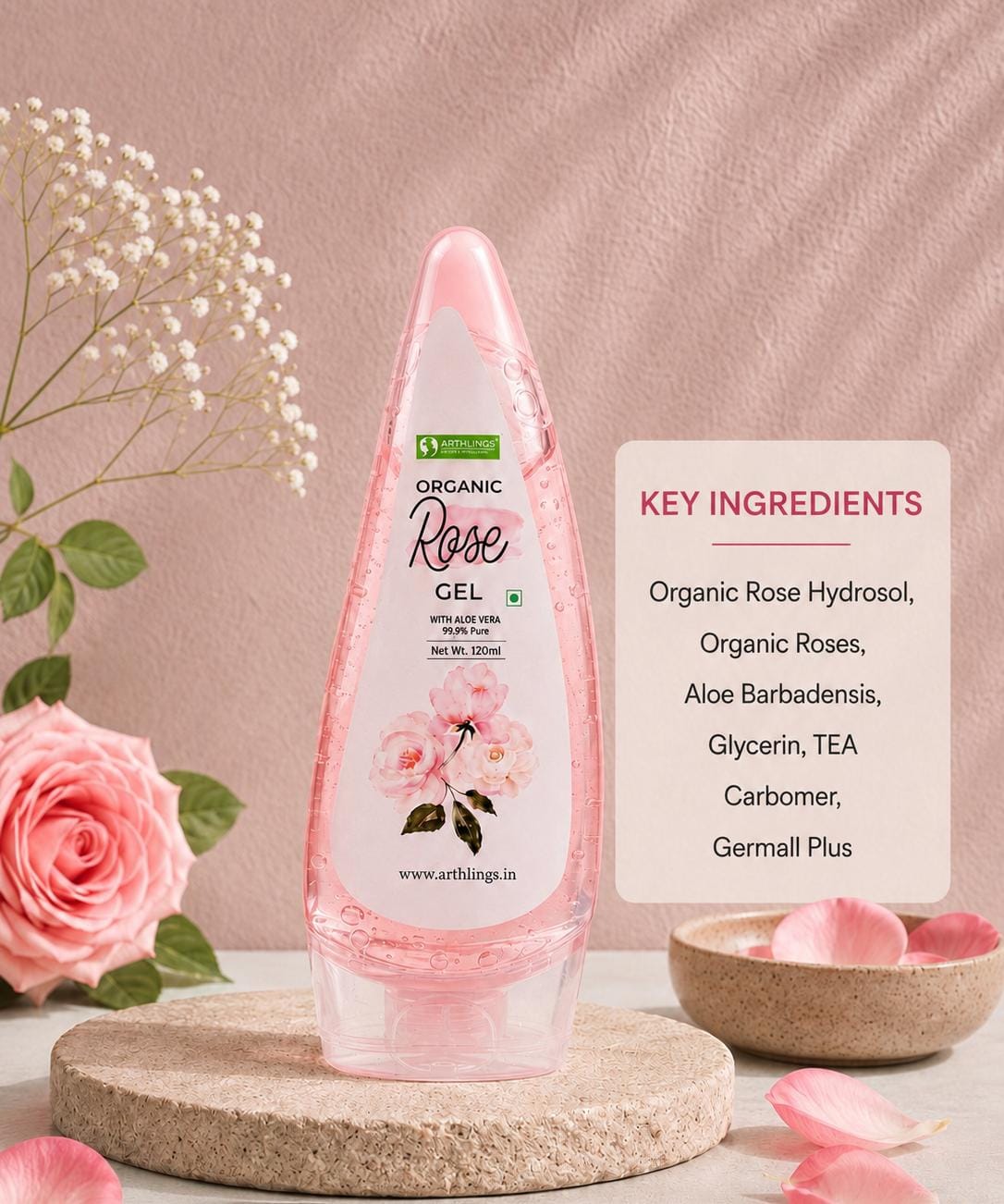 Organic Rose Gel