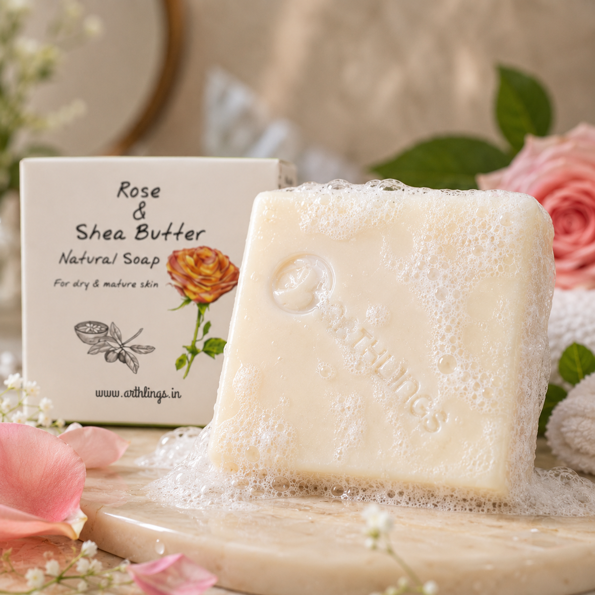 Rose Shea Butter Soap