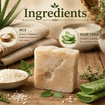 Arthlings Rice & Aloe Vera Cold Process Soap