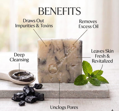 Charcoal & Dead Sea Mud Cold Process Soap