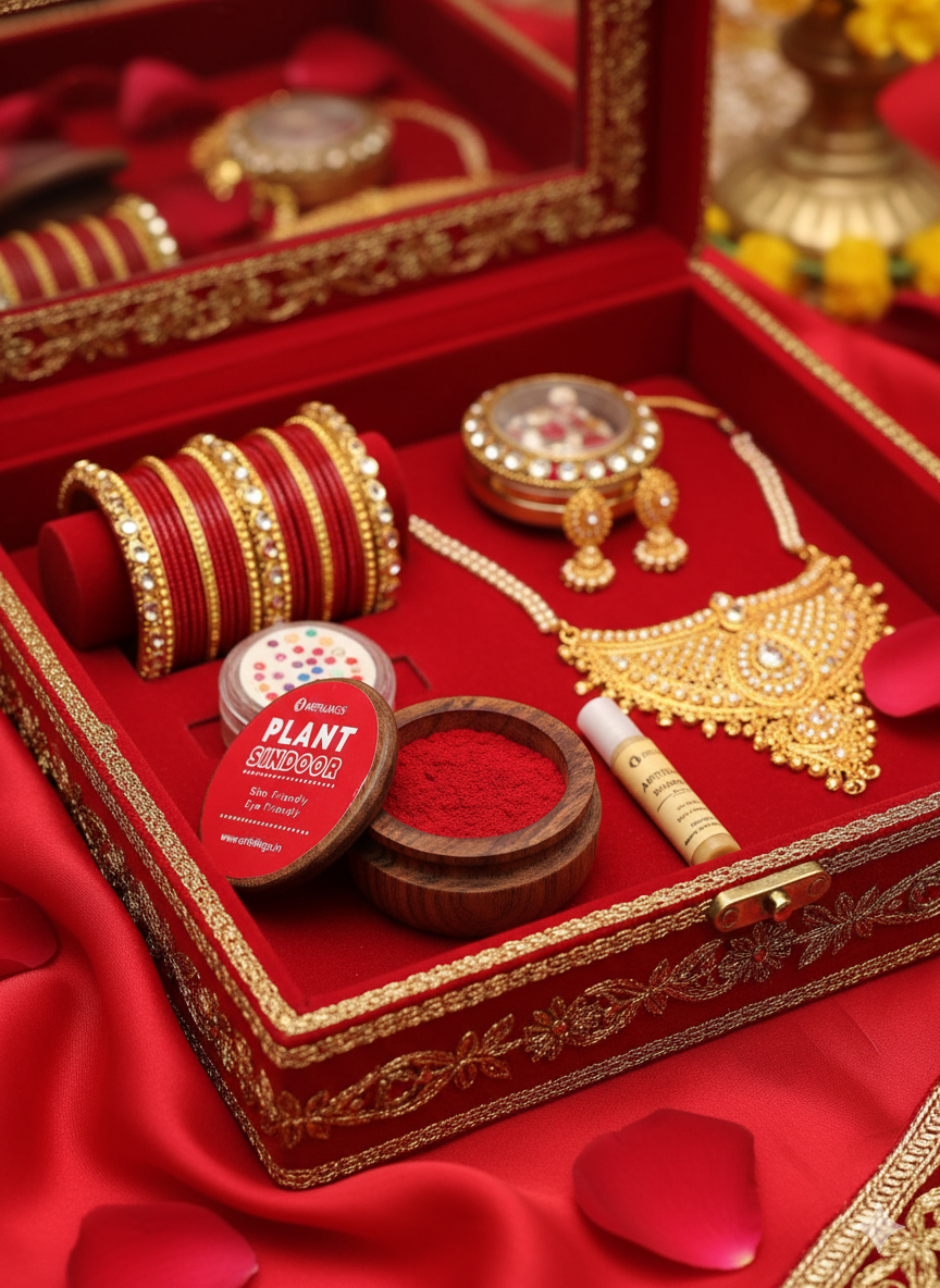 Organic Plant-Based Sindoor/ Kumkum