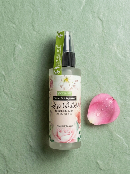 Steam-Distilled Organic Rosewater 100ml