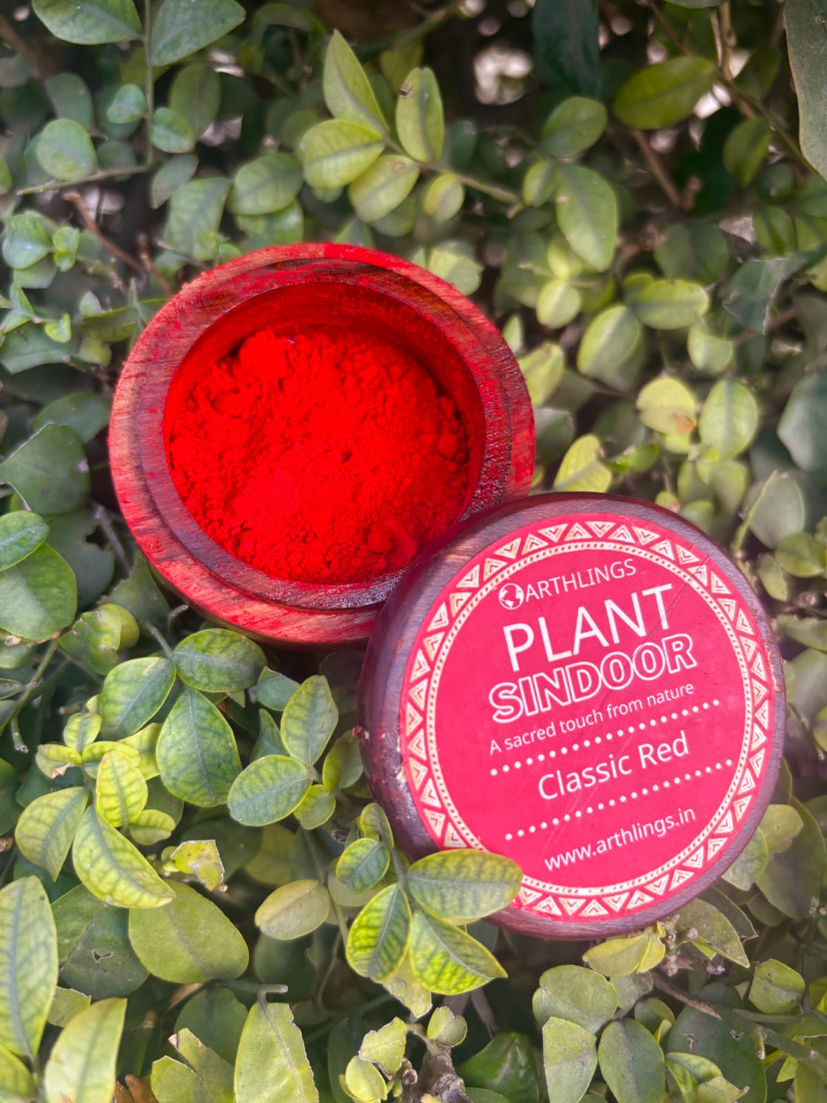 Organic Plant-Based Sindoor/ Kumkum - Classic Red (Safe Color)