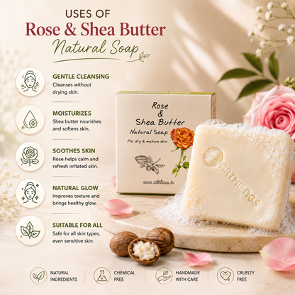 Rose Shea Butter Soap