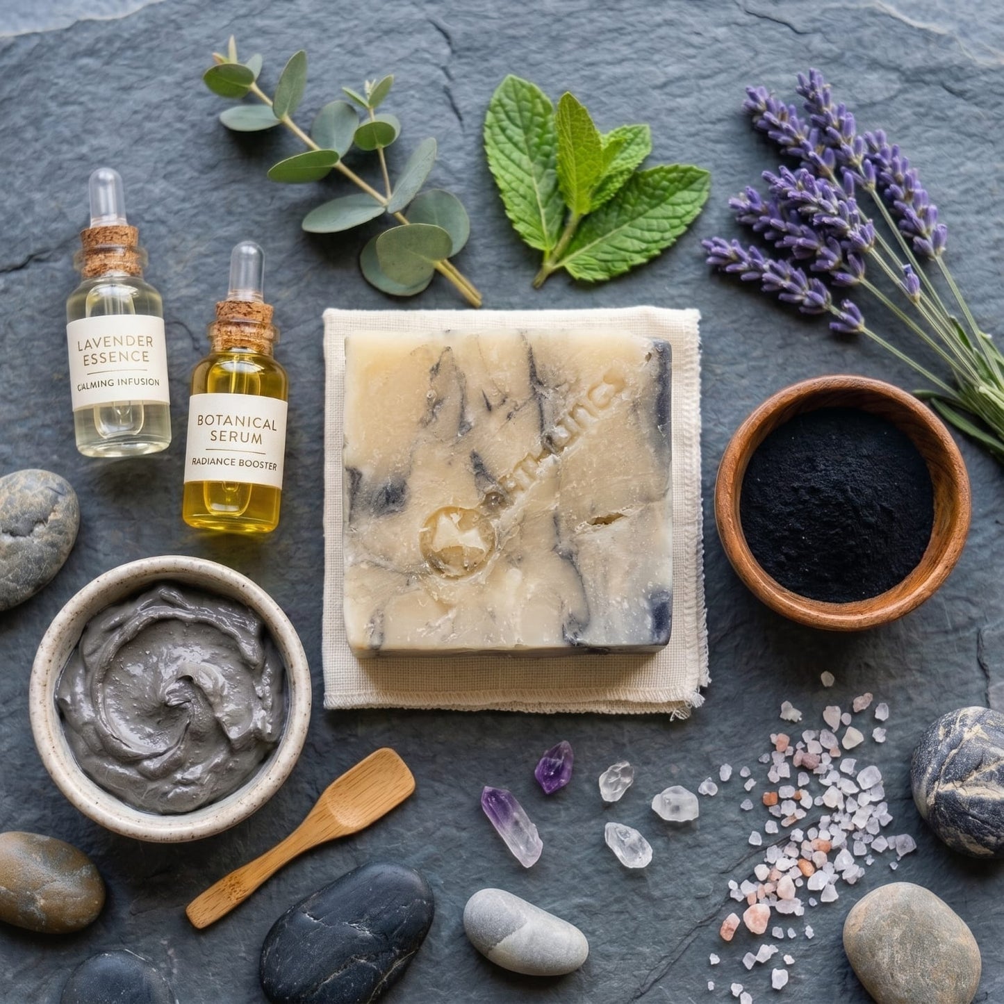 Charcoal & Dead Sea Mud Cold Process Soap