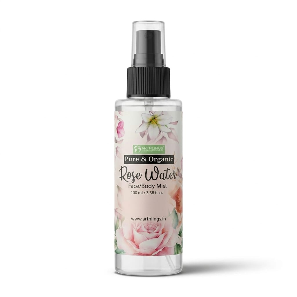 Steam-Distilled Organic Rosewater 100ml