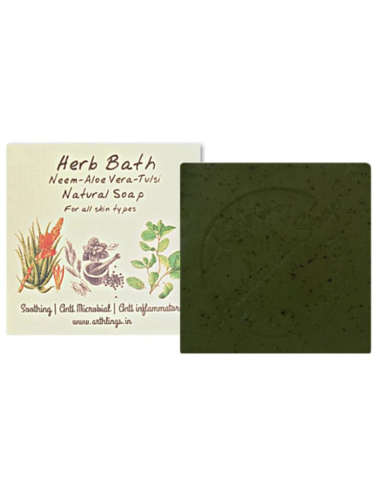 HERB BATH Soap - Aloe Vera-Neem-Basil