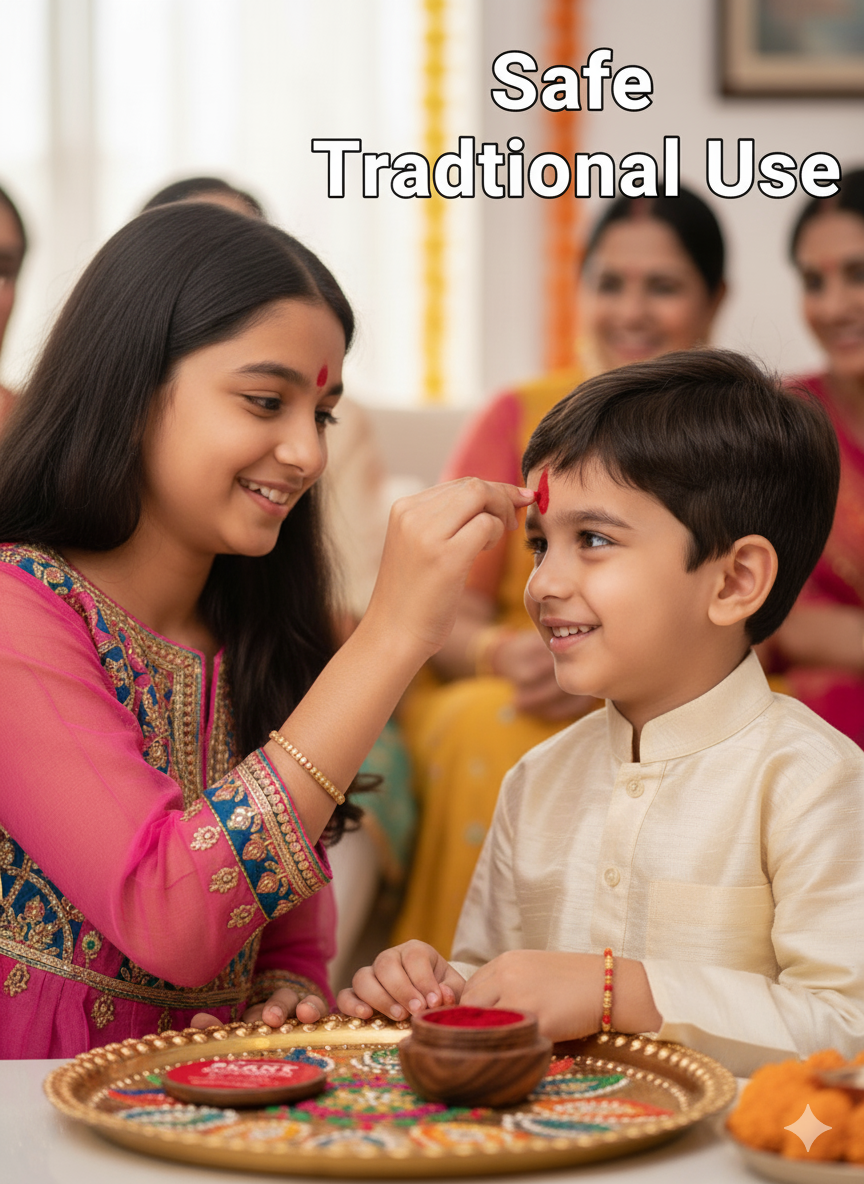 Organic Plant-Based Sindoor/ Kumkum